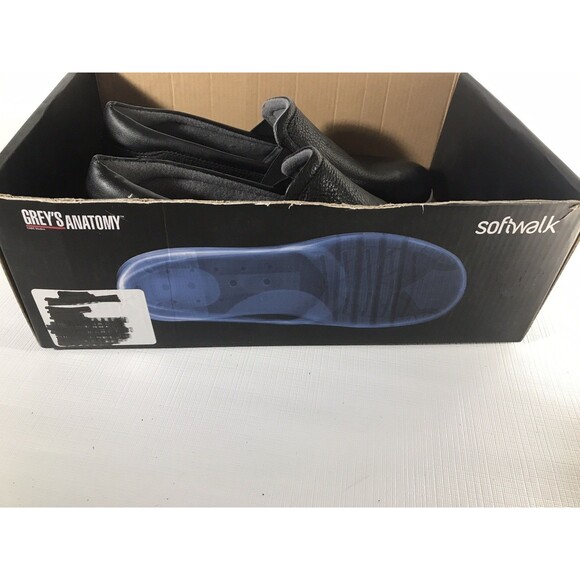 SOFTWALK Vantage Comfort Slip On Sneakers, Grey's Anatomy, Black, Size 10m - Picture 9 of 9